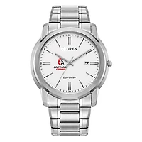 Men's Citizen Watch Silver Carthage Firebirds Eco-Drive Dial Stainless Steel Watch