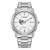 Men's Citizen Watch Silver UC Riverside Highlanders Eco-Drive Dial Stainless Steel Watch