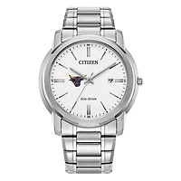 Men's Citizen Watch Silver Minnesota State Mavericks Eco-Drive Dial Stainless Steel Watch