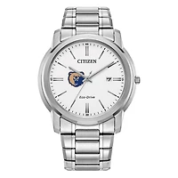 Men's Citizen Watch Silver Morgan State Bears Eco-Drive Dial Stainless Steel Watch