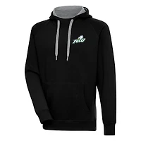 Men's Antigua  Black Florida Gulf Coast Eagles Victory Pullover Hoodie
