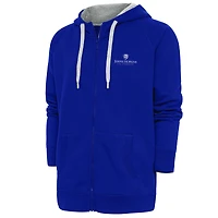 Men's Antigua  Royal Johns Hopkins Blue Jays Victory Full-Zip Hoodie