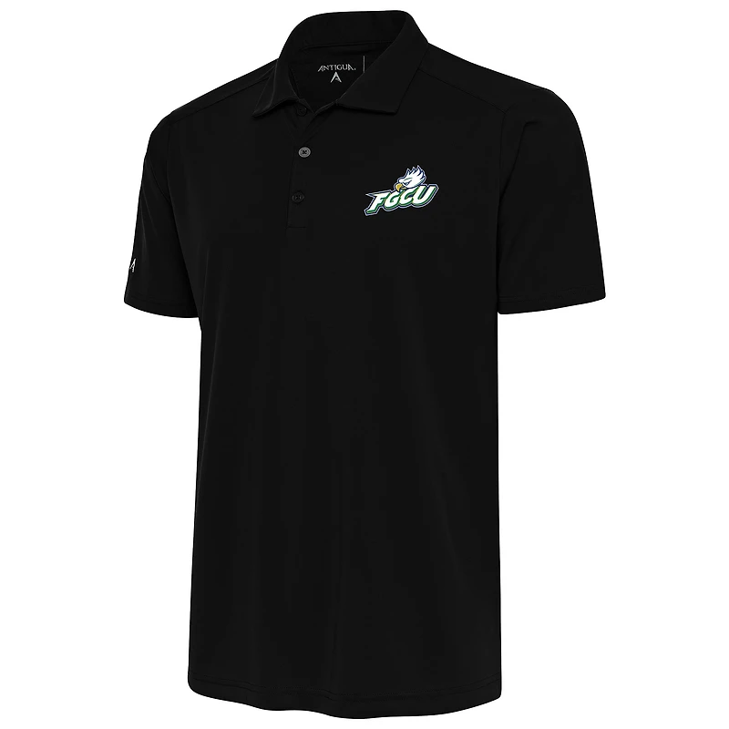 Men's Antigua Black Florida Gulf Coast Eagles Tribute Polo
