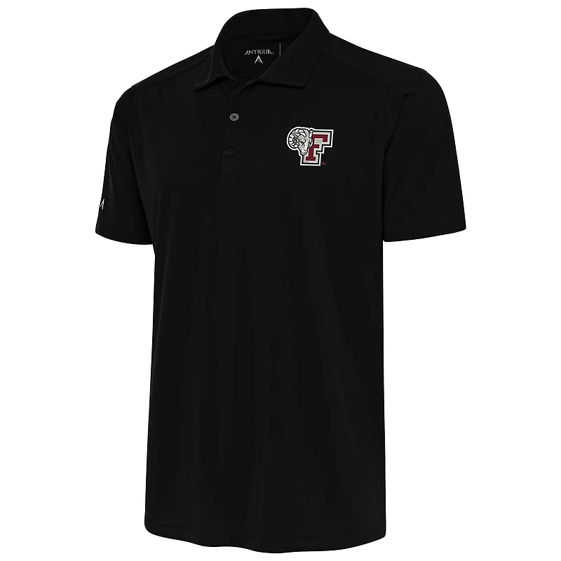 Men's Antigua Black Fordham Rams Tribute Polo