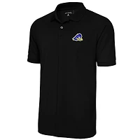 Men's Antigua  Black Delaware Fightin' Blue Hens Legacy Pique Polo