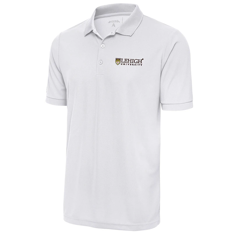 Men's Antigua White Lehigh Mountain Hawks Legacy Pique Polo