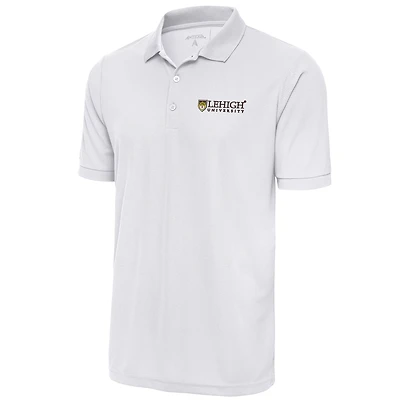 Men's Antigua White Lehigh Mountain Hawks Legacy Pique Polo