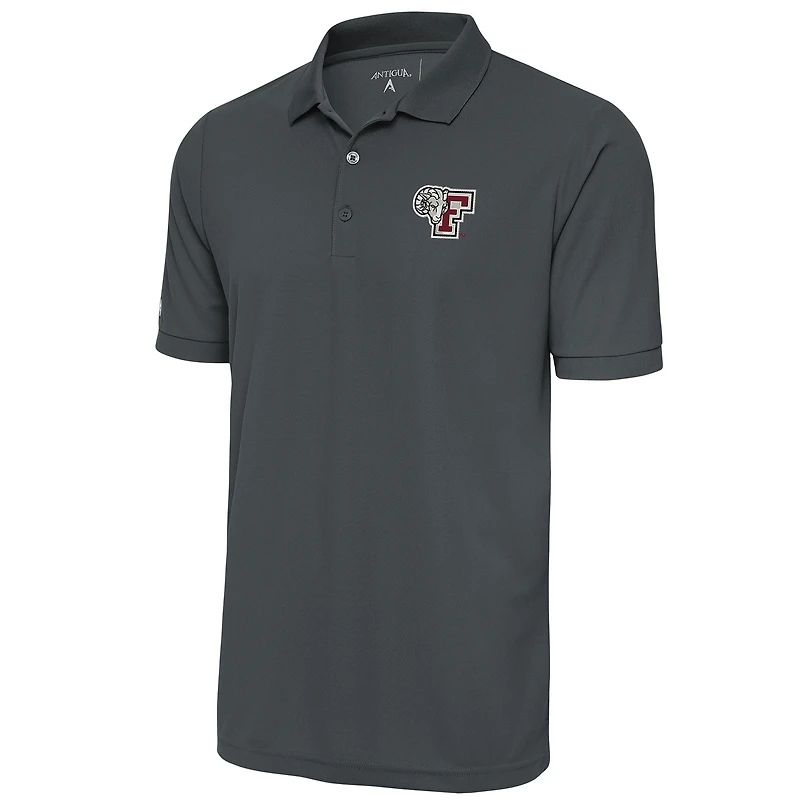 Men's Antigua  Pewter Fordham Rams Legacy Pique Polo