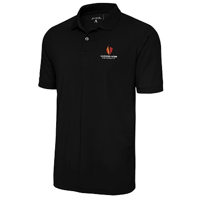 Men's Antigua Black Gardner-Webb Bulldogs Legacy Pique Polo