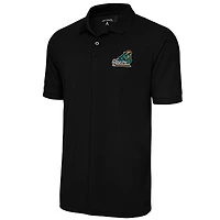 Men's Antigua  Black Coastal Carolina Chanticleers Legacy Pique Polo