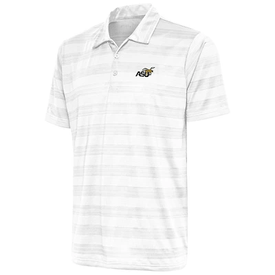 Men's Antigua  White Alabama State Hornets Compass Polo