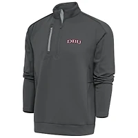 Men's Antigua  Pewter Dallas Baptist Patriots Generation Quarter-Zip Pullover Top