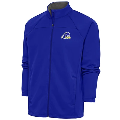 Men's Antigua  Royal Delaware Fightin' Blue Hens Links Full-Zip Golf Jacket