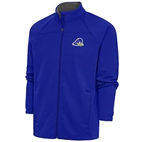 Men's Antigua  Royal Delaware Fightin' Blue Hens Links Full-Zip Golf Jacket