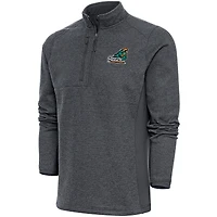 Men's Antigua  Charcoal Coastal Carolina Chanticleers Course Quarter-Zip Top