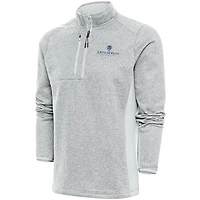 Men's Antigua  Gray Johns Hopkins Blue Jays Course Quarter-Zip Top
