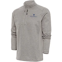 Men's Antigua  Oatmeal Johns Hopkins Blue Jays Course Quarter-Zip Top