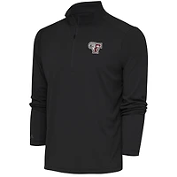 Men's Antigua  Charcoal Fordham Rams Tribute Quarter-Zip Top