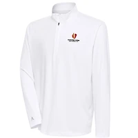 Men's Antigua  White Gardner-Webb Bulldogs Tribute Quarter-Zip Top