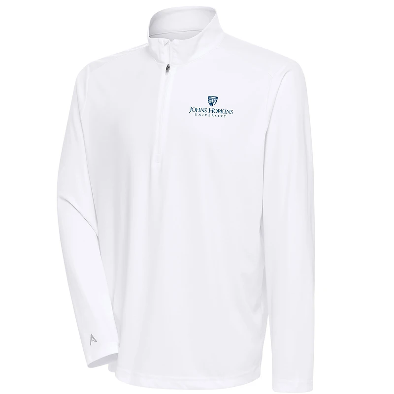 Men's Antigua Johns Hopkins Blue Jays Tribute Quarter-Zip Top