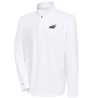 Men's Antigua  White Alabama State Hornets Tribute Quarter-Zip Top