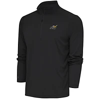 Men's Antigua  Charcoal Alabama State Hornets Tribute Quarter-Zip Top