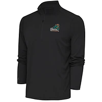 Men's Antigua  Charcoal Coastal Carolina Chanticleers Tribute Quarter-Zip Top
