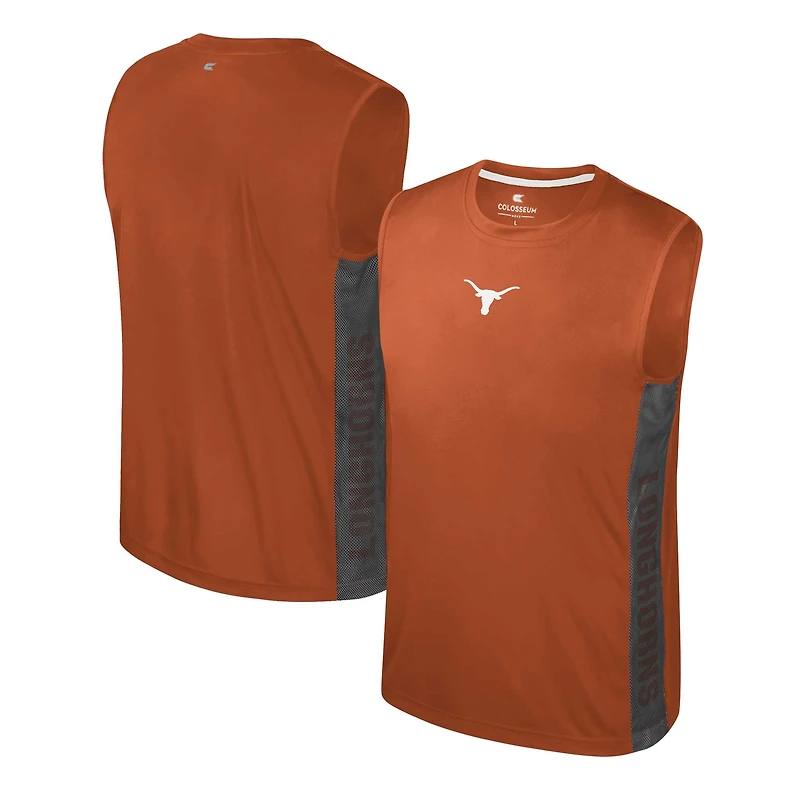 Youth Colosseum Texas Orange Texas Longhorns Smak Talk Sleeveless T-Shirt