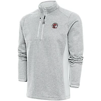 Men's Antigua  Gray Tampa Spartans Course Quarter-Zip Top