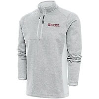 Men's Antigua  Gray UChicago Maroons Course Quarter-Zip Top