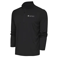 Men's Antigua  Charcoal UChicago Maroons Tribute Quarter-Zip Top