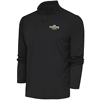 Men's Antigua  Charcoal San Francisco Dons Tribute Quarter-Zip Top