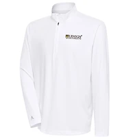 Men's Antigua  White Lehigh Mountain Hawks Tribute Quarter-Zip Top