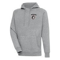 Men's Antigua  Heather Gray Northeastern Huskies Victory Pullover Hoodie