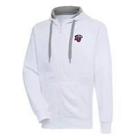 Men's Antigua Liberty Flames Victory Full-Zip Hoodie