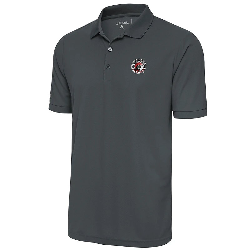 Men's Antigua Pewter Tampa Spartans Legacy Pique Polo