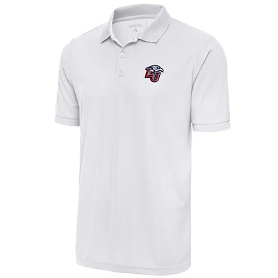 Men's Antigua  White Liberty Flames Big & Tall Legacy Pique Polo
