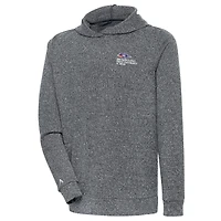 Men's Antigua  Heather Charcoal MSU Denver Roadrunners Absolute Pullover Hoodie