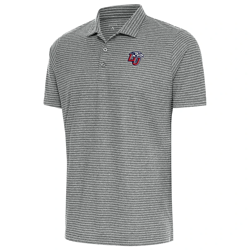 Men's Antigua  Heather Gray Liberty Flames Esteem Polo