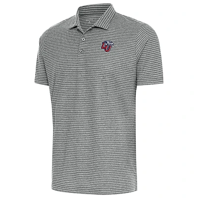 Men's Antigua  Heather Gray Liberty Flames Esteem Polo