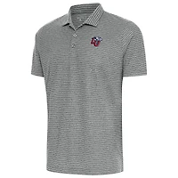 Men's Antigua  Heather Gray Liberty Flames Esteem Polo