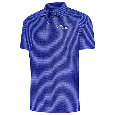 Men's Antigua  Heather Royal Pennsylvania Quakers Esteem Polo