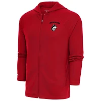 Men's Antigua  Red Northeastern Huskies Legacy Full-Zip Hoodie