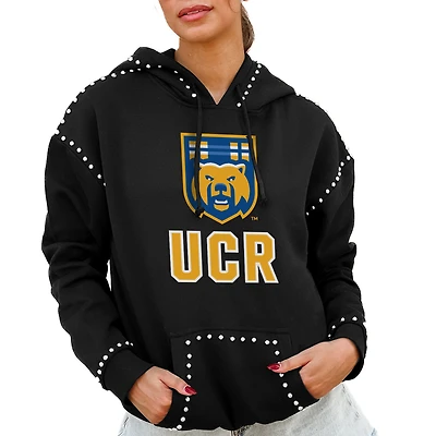 Women's Gameday Couture Black UC Riverside Highlanders Studded Pullover Hoodie