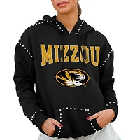 Women's Gameday Couture  Black Missouri Tigers Studded Pullover Hoodie