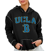 Women's Gameday Couture  Black UCLA Bruins Studded Pullover Hoodie