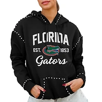 Women's Gameday Couture  Black Florida Gators Studded Pullover Hoodie