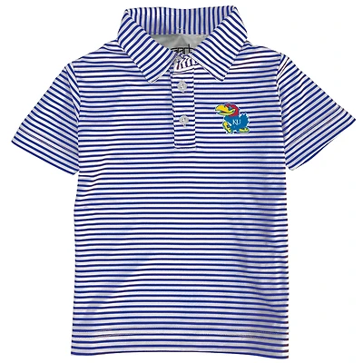 Toddler Garb  Royal Kansas Jayhawks Carson Polo