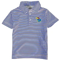 Toddler Garb  Royal Kansas Jayhawks Carson Polo