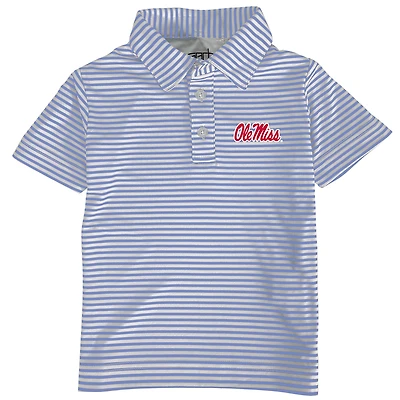 Toddler Garb Powder Blue Ole Miss Rebels Carson Polo